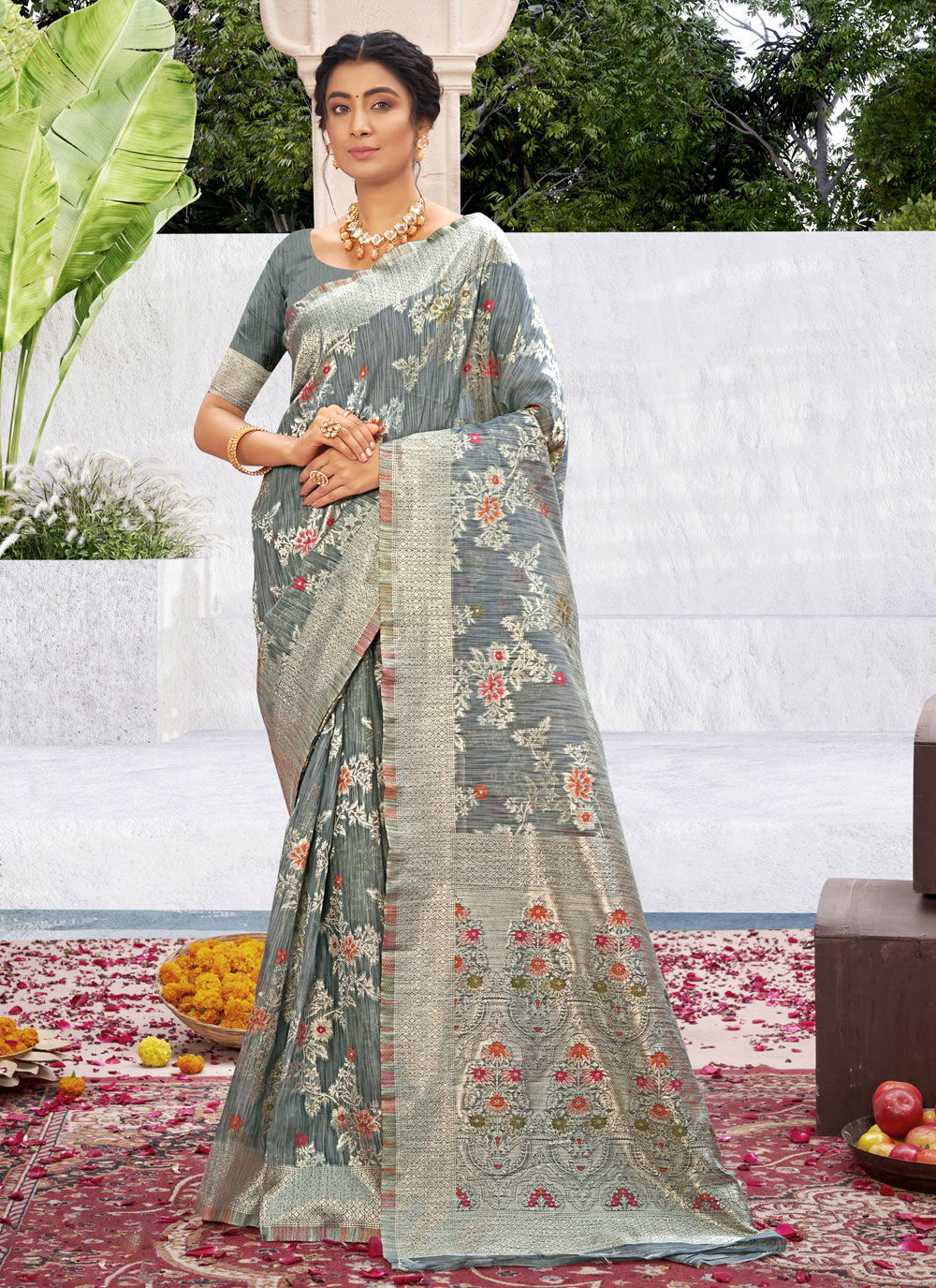 Sangam Nandita Festive Wear Wholesale Designer Saree Catalog
